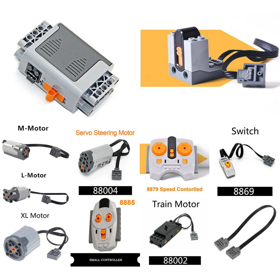 Für LEGO Technic Power Funktionen Motor ,Batteriekasten,Fernbedienung,Empfänger - Bild 3 von 4