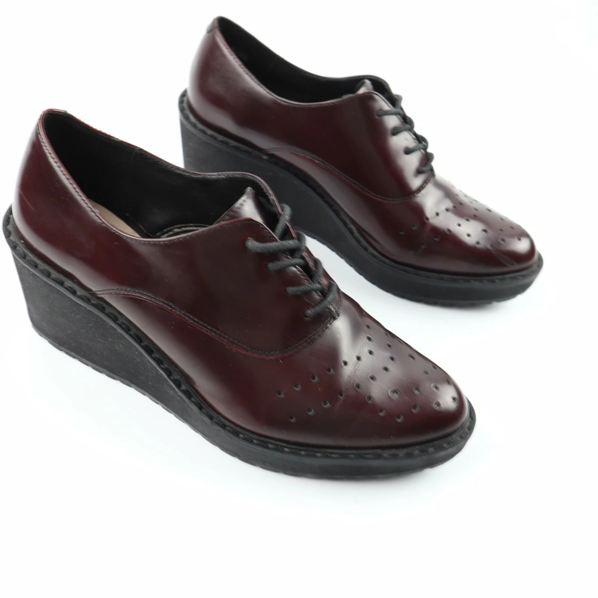 Clarks oxblood shoes sales