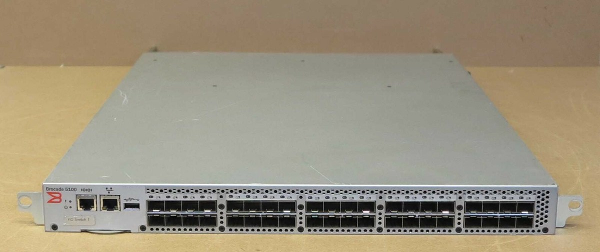 Brocade 5120 40-Port 32-Ports Active 8Gb FC SAN Switch + Licenses