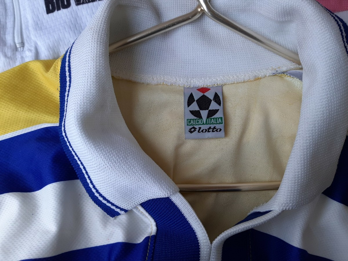 Lotto Yellow Football Shirt 1990/1995 Jersey Soccer Camiseta Italy