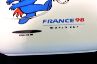 FRANCE 1998 FIFA WORLD CUP OFFICIAL FOOTIX BOX 90'S AUTHENTIC VTG