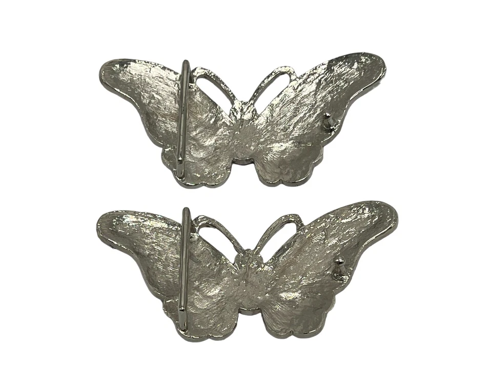 Комплект из 2 пряжек ремня бабочки металлическая эмаль безымянные производители 4,5 дюйма L x 2,5 дюйма W - Изображение 4 из 4