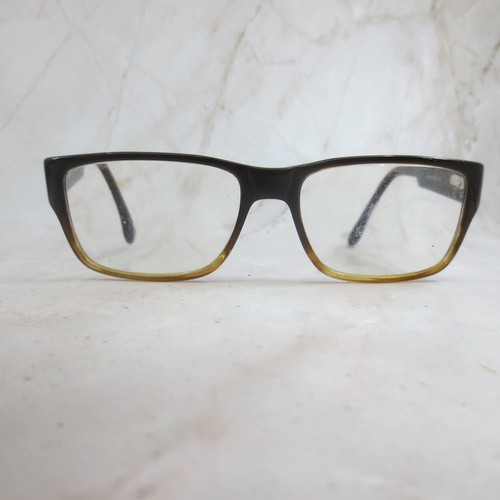 AO American Eyeglasses Frame Women's Brown Plastic Rectangular Full Rim 145