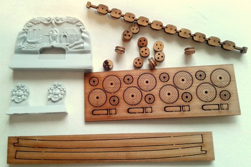 DIY Wooden Kit ship LSM0601 Wooden kit Wooden kit The boat of Peter I Scale 1:24 - Picture 13 of 24