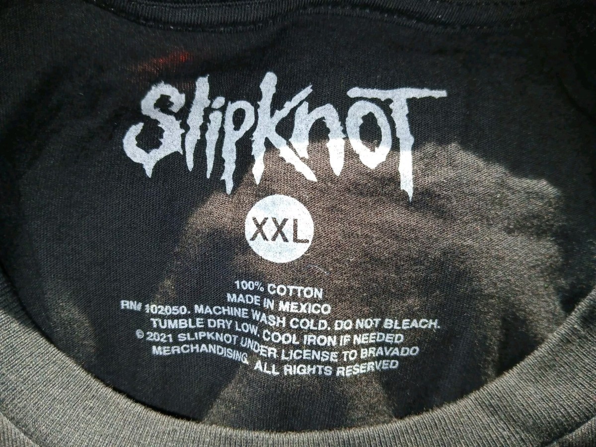Slipknot World Tour 2021 Mens Size XXL Local Crew Working Metal
