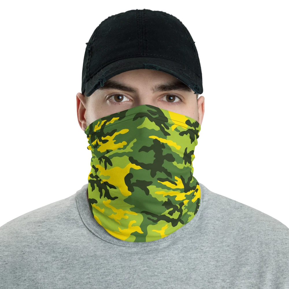 Yellow and green ERDL Camouflage Neck Gaiter
Opens in a new window or tab