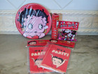 Vintage Betty Boop Party Supplies "1998" Invitations Plates Streamers Confetti — photo 1