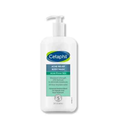 Cetaphil Acne Body Wash Salicylic Acid Eliminate Breakouts Advanced Moisture