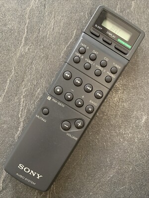 SONY RM-S670 CD TAPE TUNER DAT PHONO SYSTEM ORIGINAL FERNBEDIENUNG GESTREIFT & GETESTET