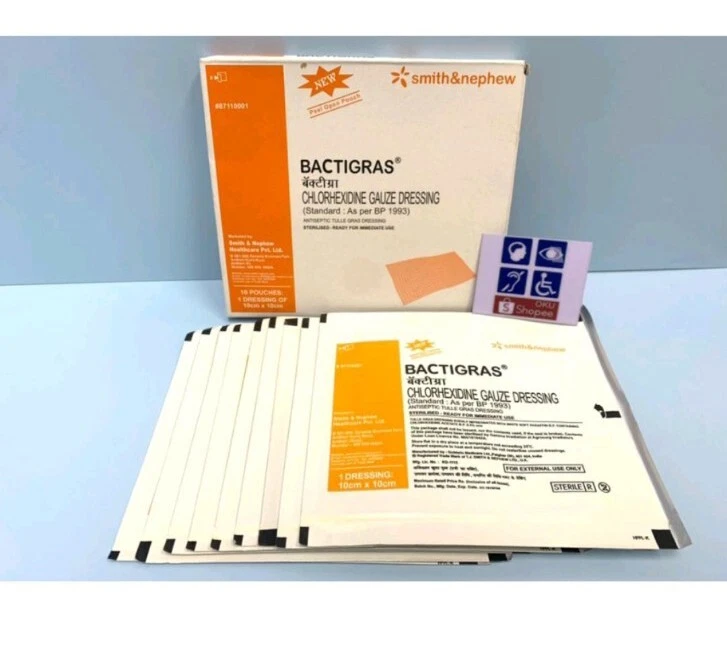 Bactigras Smith & Nephew dressimg 10 cm X 10cm - Image 2 of 4