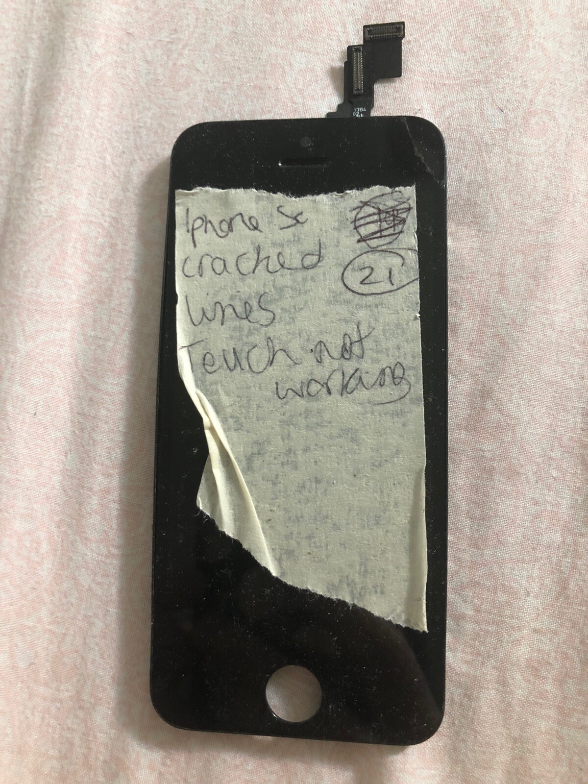 7x Apple iPhone 5c LCD Digitizer Not Working Cracked Spares Repairs