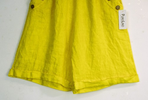 LagenLook Ladies Knee Length 100% Linen Shorts 12 Colours One Size:Regular - Picture 67 of 76