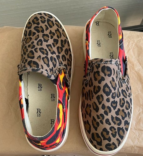 r13 leopard sneakers