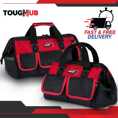Waterproof Hand Tool Bags 12" & 16" Heavy Duty Multi Pocket Tool Bag