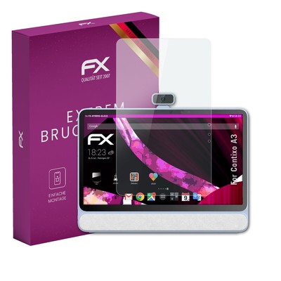 atFoliX Glasfolie für Contixo A3 Displayfolie 9H Schutzpanzer Displayschutzfolie