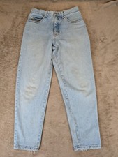 Vintage Bill Blass 90's Y2K Women's SZ 10 High Rise Distressed Mom Jeans 30W 28L