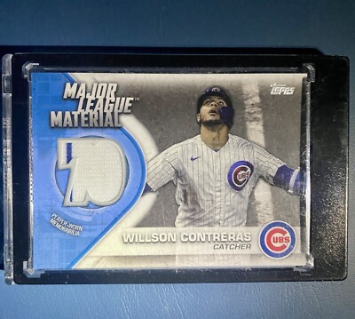 2021 Topps WILLSON CONTRERAS #MLM-WC Major League Material JERSEY - CHICAGO CUBS