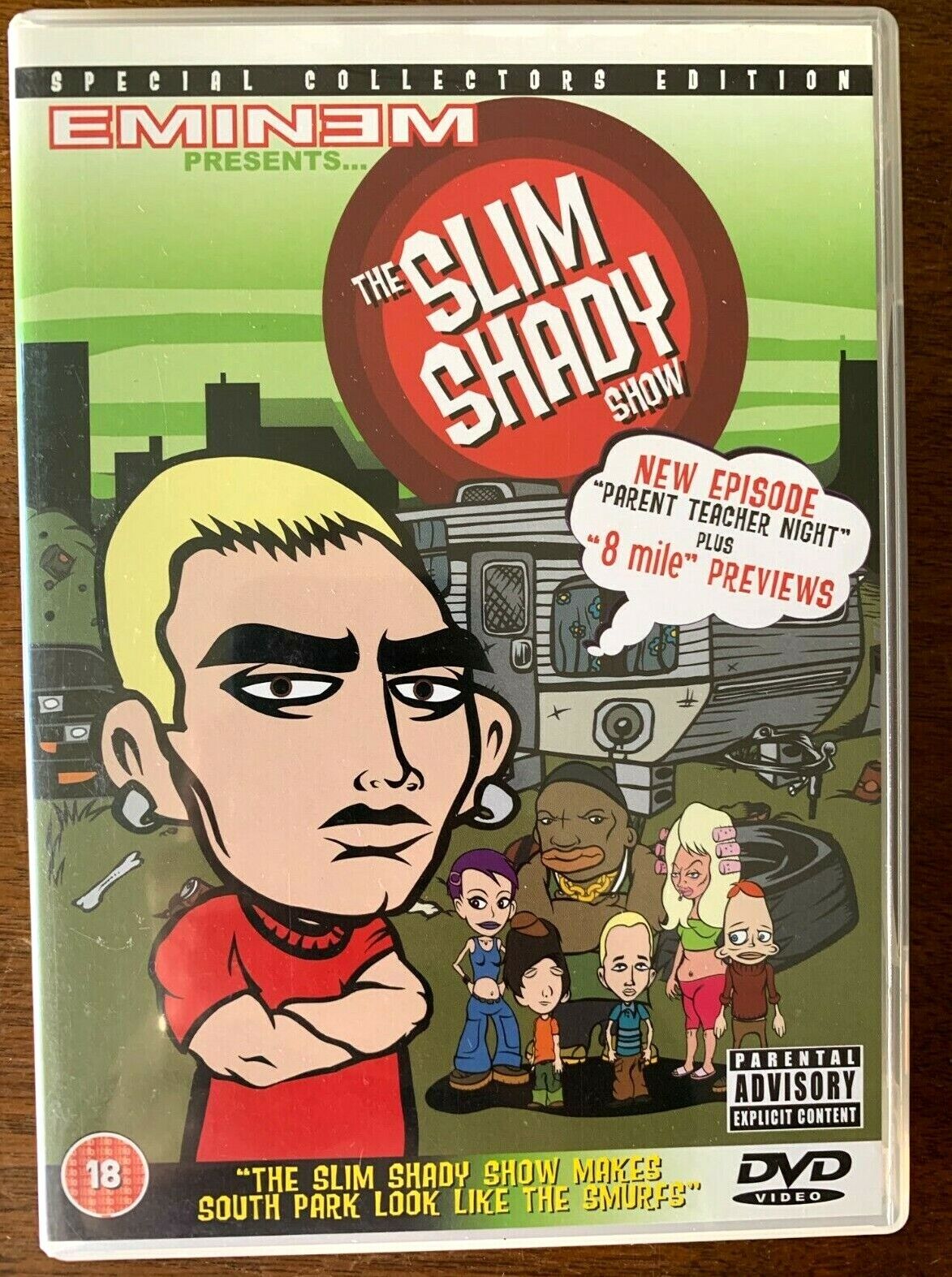 The Slim Shady Show DVD Eminem Animated Rap Hip Hop Comedy Series Special  Ed 5024571701727 | eBay