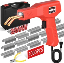 200W Plastic Welder Kit, 3000PCS Hot Staples Plastic Repair Kit, Professional Pl