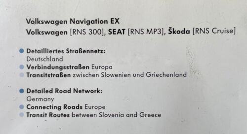 2X Org. VW Navigation EX CD-ROM V13 RNS 300 RNS MP3 RNS Cruise 2014 1K0051884FD - Bild 6 von 6