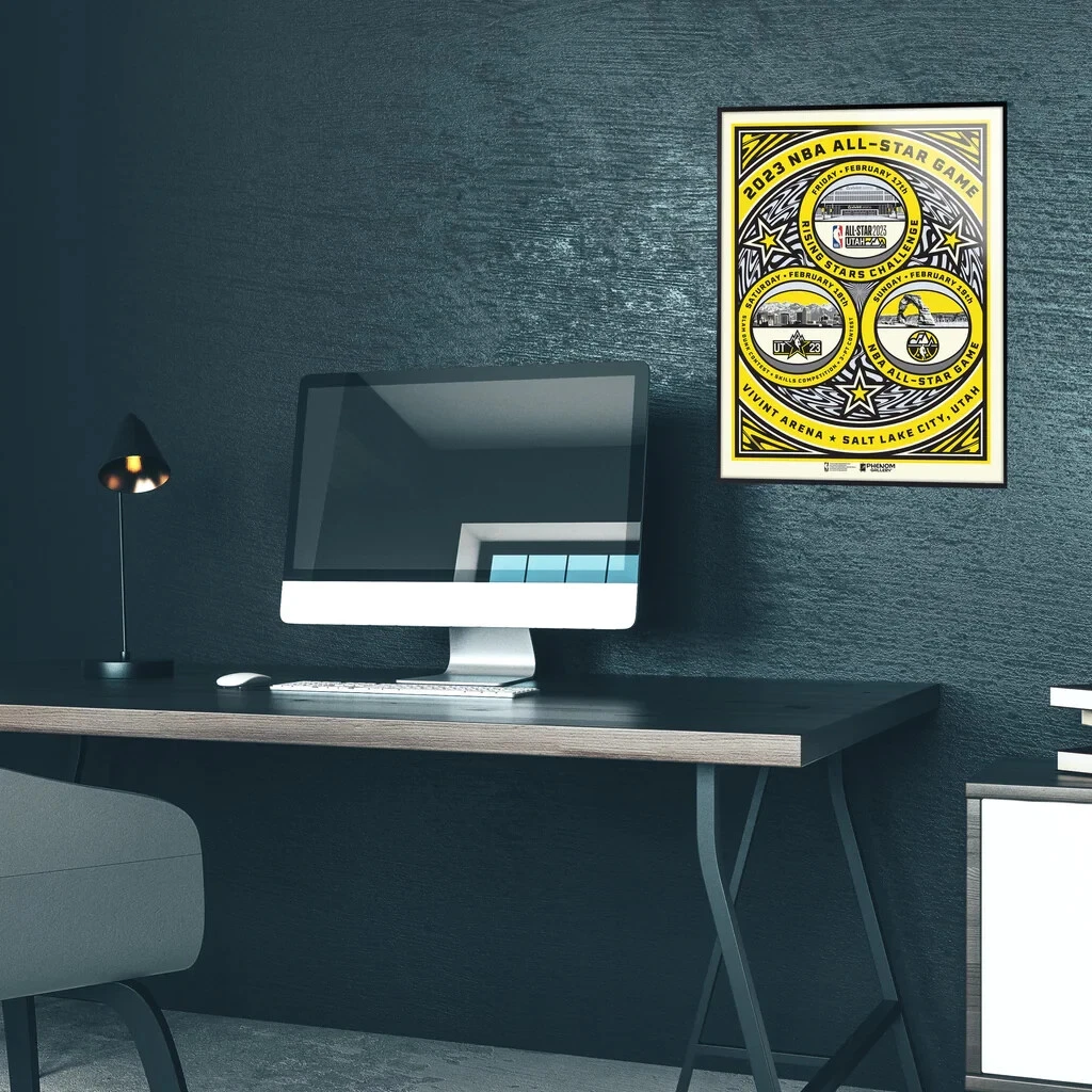 Phenom Gallery 2023 NBA All Star Game Poster