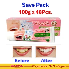 48 X 100g Rasyan Herbal Clove Toothpaste Antibacterial Teeth White And Strong