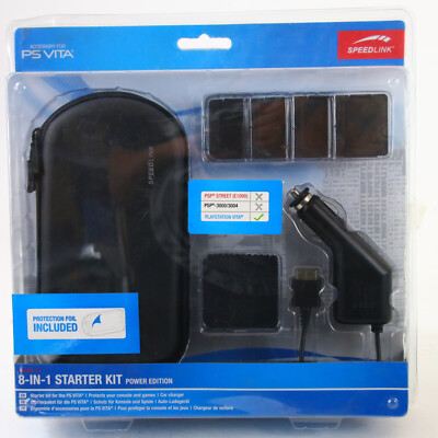 Speedlink PS Vita PSVita Starter Kit Power Edition Hülle Tasche Auto Ladekabel