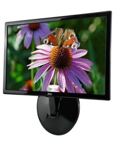 NIB AOC e2243fwk monitor 21.5" 1920x1080 resolution LED airblk - Picture 3 of 8