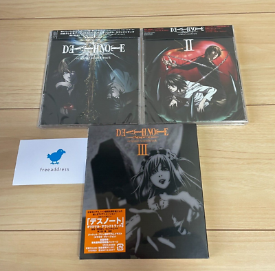 TV Animation DEATH NOTE Original Soundtrack Vol.1-3 CDs Set of 3