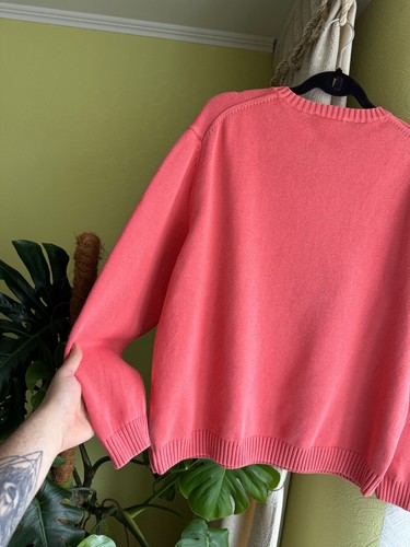 Vintage Yves Saint Laurent Knit Sweater Boxy Crewneck Size L - Picture 9 of 13