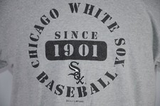 Dynasty Men's Shirt Chicago White Sox Baseball Since 1901 Size Large Gray Casual
