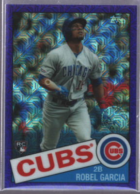 2020 Topps '85 Topps Silver Pack Chrome Purple Refractor #85C47 Robel Garcia /75