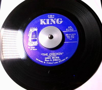 JAMES BROWN - THE CHICKEN / THE POPCORN/ 7'' SINGLE/ KING 45-6240/ FUNK