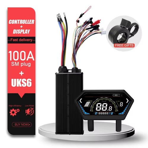 E-bike 48V/72V 3000W-5000W 100A Motor Controller +Display& Throttle Barke Sets - Picture 17 of 35