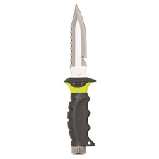Unidive Scuba Diving, Snorkeling Leg Knife 10" Point Tip Blade, Yellow