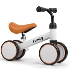 Baby Balance Bike for 1 2 3 Years Old Boys Girls, 4 Wheels Toddler Bike with ...