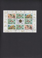 Korea Kleinbogen 3340-3345  "  F r ö s c  h e   und   K r ö t e n  "  Gestempelt
