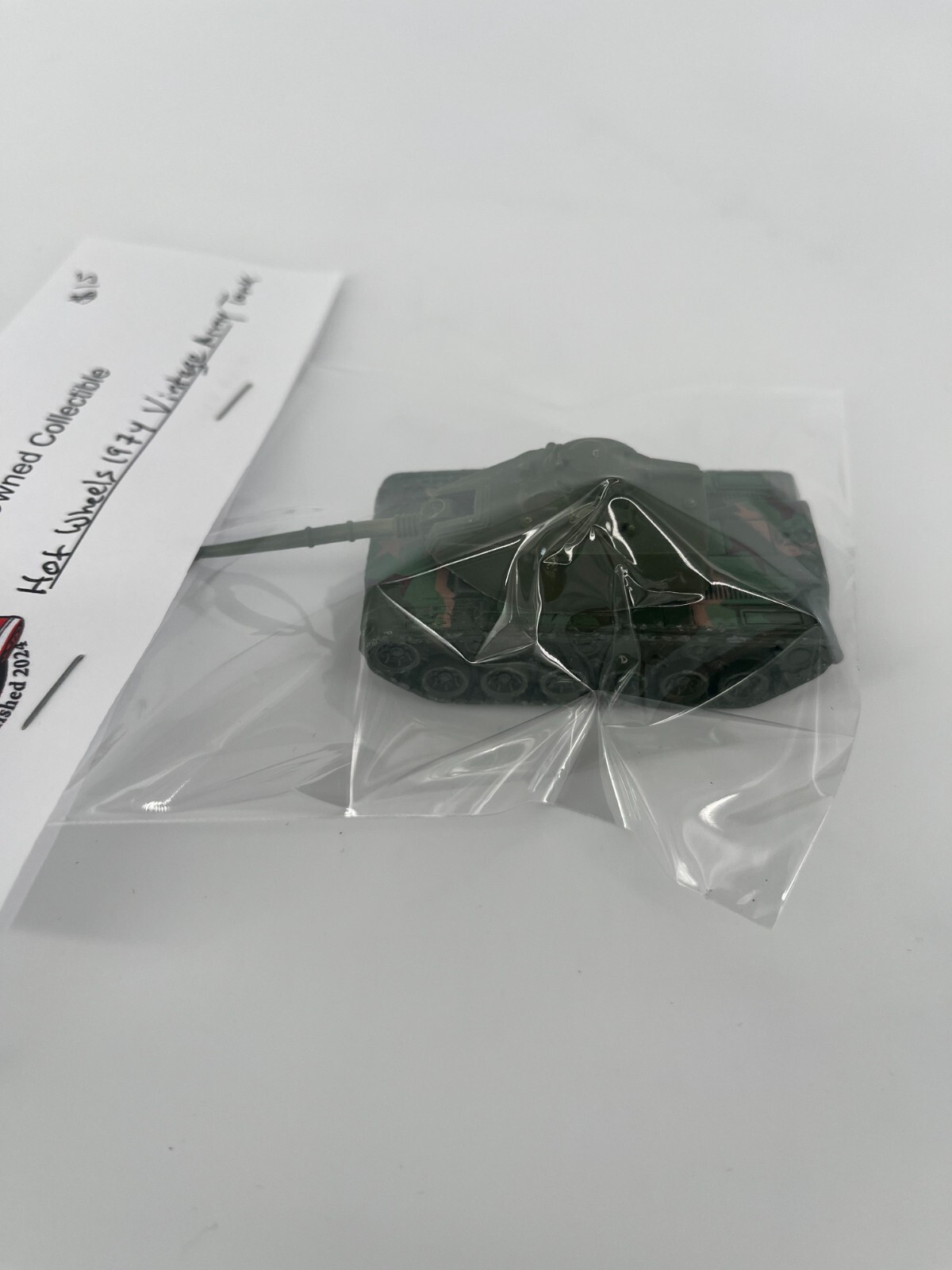 Vintage Hot Wheels U.S. Camouflage Green 1974 Made in Hong