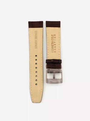 Kenneth Cole Watch Strap, KC1463 , Brown Leather Strap , Kenneth