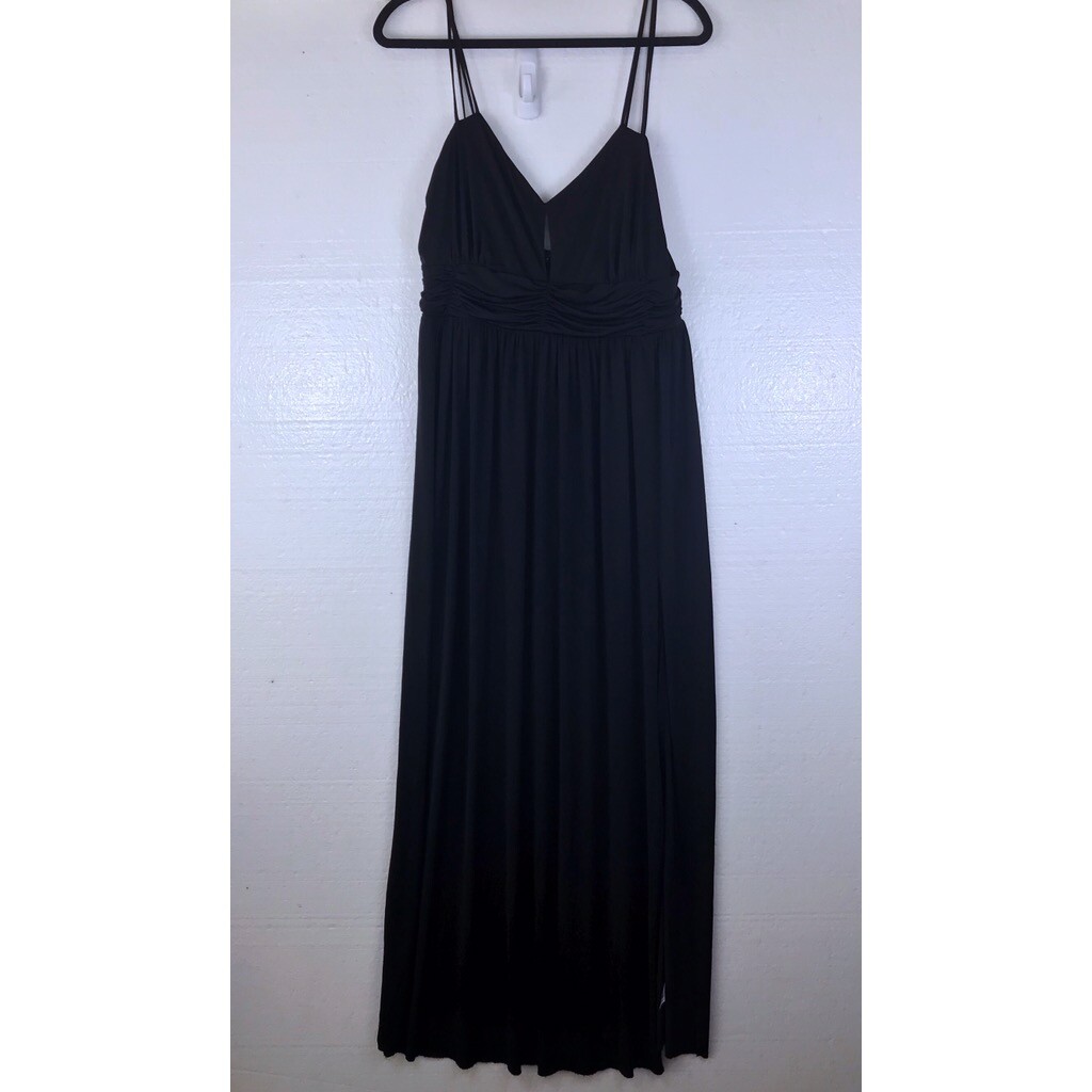 topshop black maxi dress Women Off Shoulder High Slit Bodycon Dress Long Sleeve Dresses