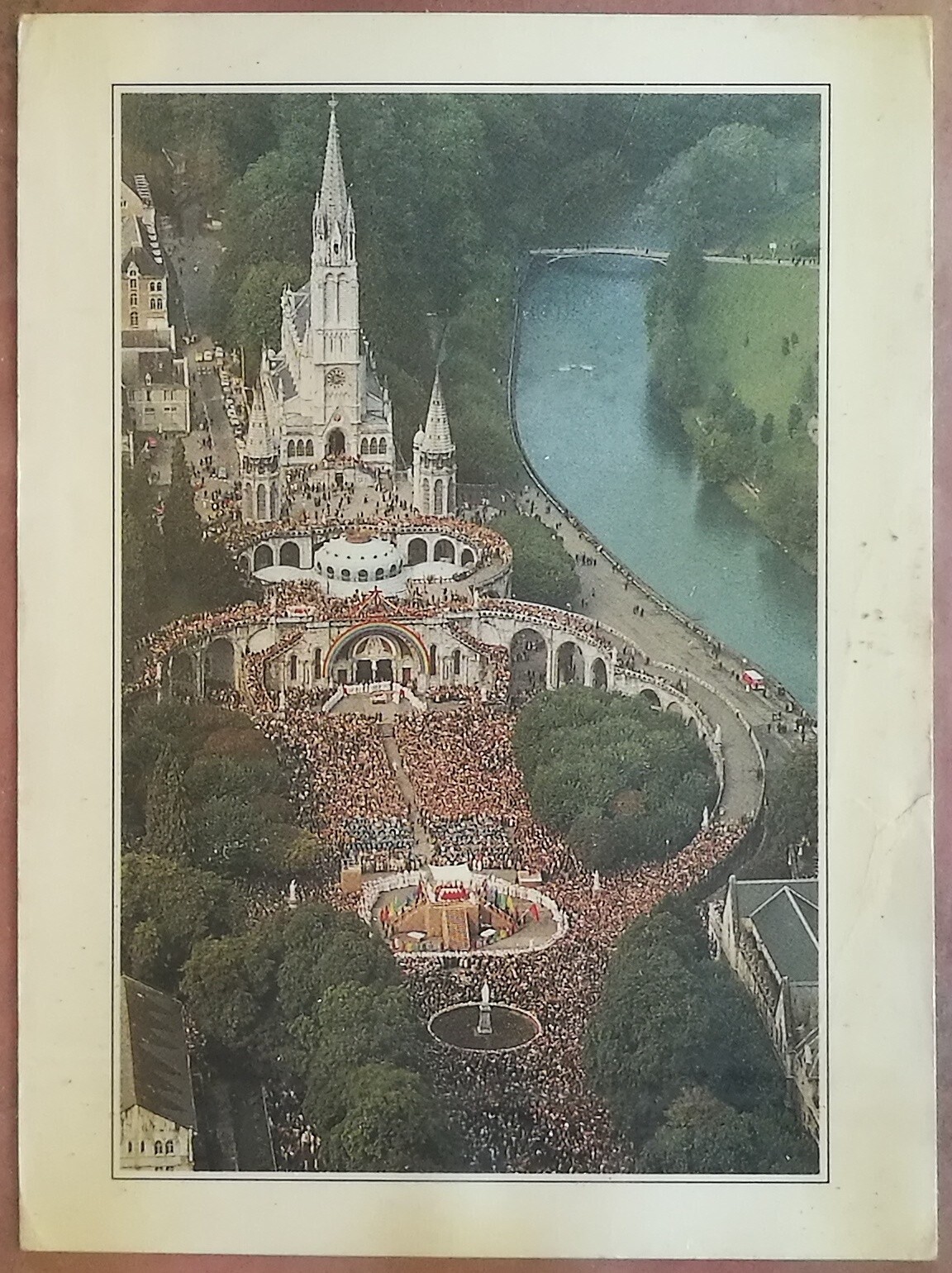 LOURDES VUE A RIENNE AERIENNE DES BASILIQUES VEDUTA AEREA 1989 EBay