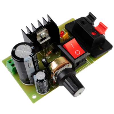 LM317 Step Down DC 5V-35V auf 1,25V-30V DIY Kit AC/DC Netzteil Modul-