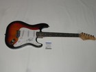 TODD RUNDGREN SIGNED SUNBURST ELECTRIC GUITAR UTOPIA PROOF PSA COA — photo 1