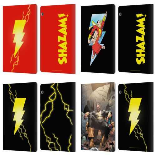 JUSTICE LEAGUE DC COMICS SHAZAM LEATHER BOOK CASE FOR HUAWEI XIAOMI TABLET - Photo 1/10