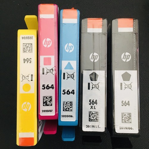 HP 564Xl Black, 564 Black Color Std Ink Cartridges Yellow Cyan Magenta Toner Lot