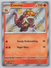 Pokemon TCG - Shiny Crocalor  - Black Star Promo #80 - Paldean Fates -q975
