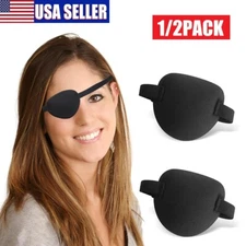 2Pcs Eye Patch 3D Adjustable Eyepatch Medical Eye Patches for Right or Left USA