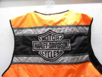 Harley-Davidson 98172-08VM/222L Men's Hi-Vis Orange Safety Harley-Davidson 98172-08VM/222L Men's Hi-Vis Orange Safety