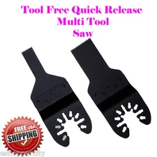 2 Multi Tool Saw Blade For Rockwell HyperLock Porter Cable Black and Decker Fein