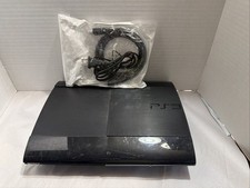Sony PlayStation 3 - Slim 500 GB Charcoal Black Console Tested